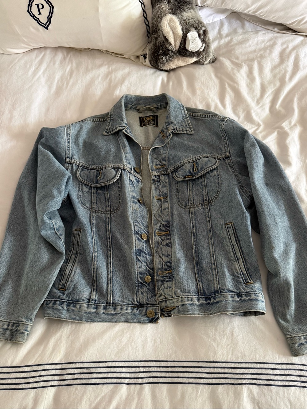 Vintage Lee Women's Light Wash Jean Jacket